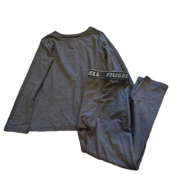 Russell Athletic Accessories Small 67 Gray Long Underwear Set